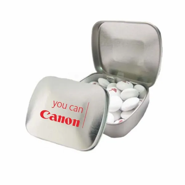 Domed Tin-Imprinted Chocolate Buttons - Custom Coasters Now