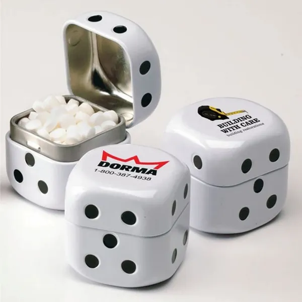 Roll the Dice Tin-MicroMints® - Custom Coasters Now