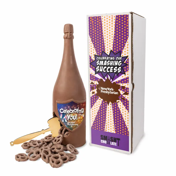 Mega Smash Chocolate with Mini Milk Pretzels - Custom Coasters Now