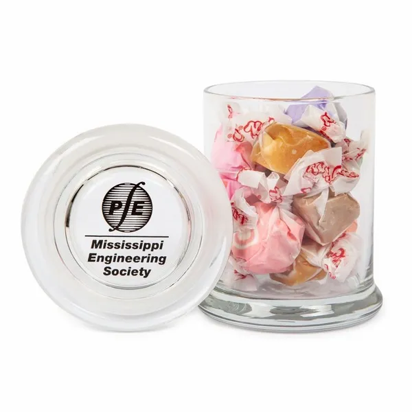 Glass Gourmet Jar - Salt Water Taffy - Custom Coasters Now