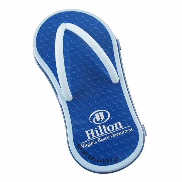 Blue Flip Flop Mint Tin - Custom Coasters Now