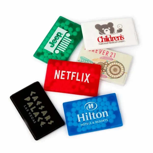 Rectangle Mint Card - Custom Coasters Now