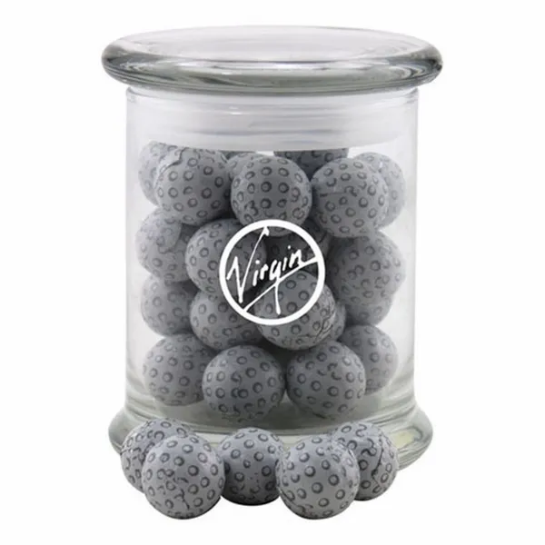 Jar with Chocolate Golf Balls - SG700 - Custom Coasters Now