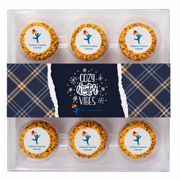 Custom Dipped Sandwich Cookies - 9pc - Custom Coasters Now