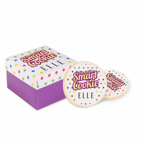 Full Color Custom Printed Cookie-2 Pack - Custom Coasters Now