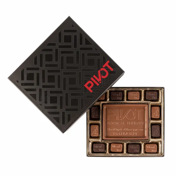 Small Custom Chocolate Delight Gift Box 8" - Custom Coasters Now