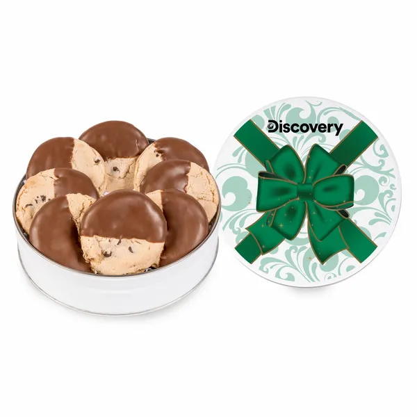 Fresh Beginnings Dipped Chocolate Chip Cookie Tin (Small) - Custom Coasters Now