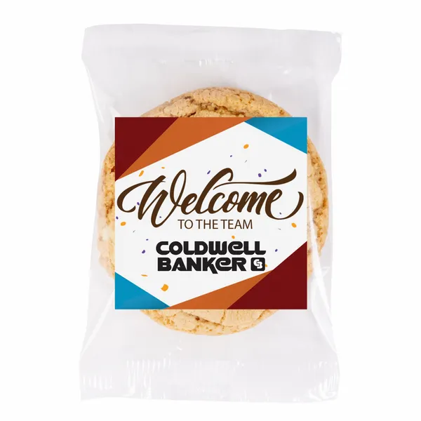 Fresh Beginnings Individually Wrapped Macadamia Nut Cookie - Custom Coasters Now