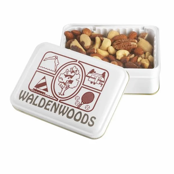 Keepsake Gift Tin - Deluxe Mixed Nuts - Custom Coasters Now