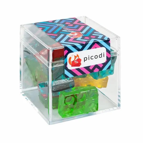 Clever Candy Sweet Boxes with Gummy 3D Blocks - Custom Coasters Now
