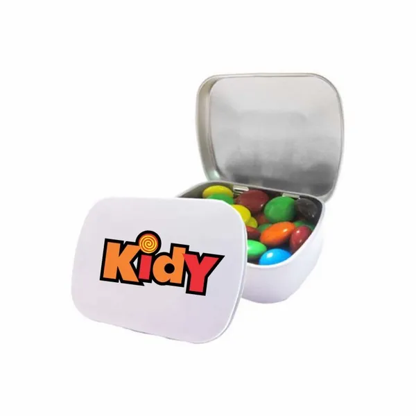M&M'S® in Domed Tin - Custom Coasters Now