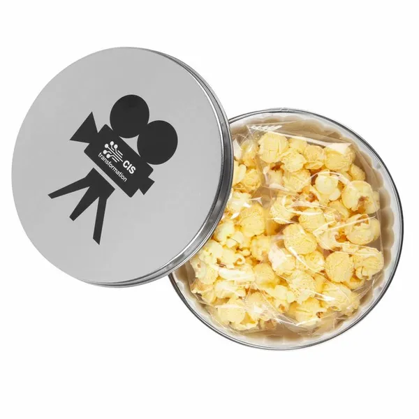 Movie Reel Tin - Butter Popcorn - Custom Coasters Now