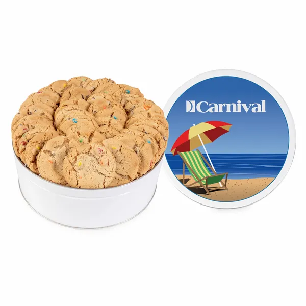 Fresh Beginnings Jewel Chip Cookie Tin (Large) - Custom Coasters Now