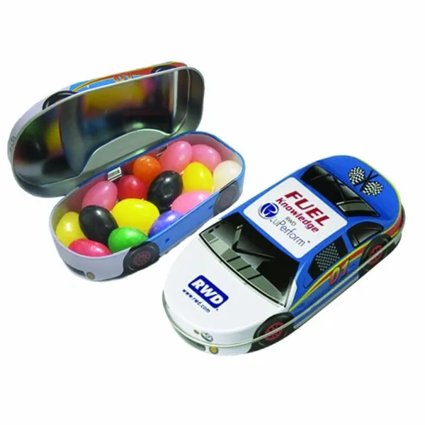 Race Car Tin-Jelly Beans - Custom Coasters Now