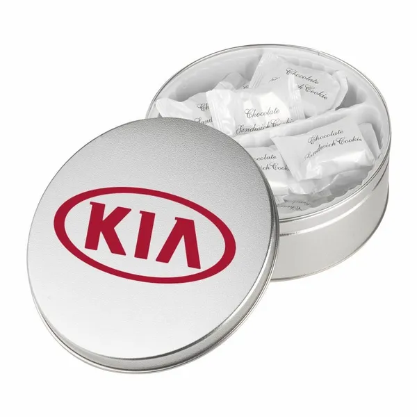 Warm Wishes Tins - Chocolate Covered Sandwich Cookie - Custom Coasters Now