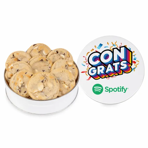 Fresh Beginnings Double Chip Cookie Tin (Small) - Custom Coasters Now