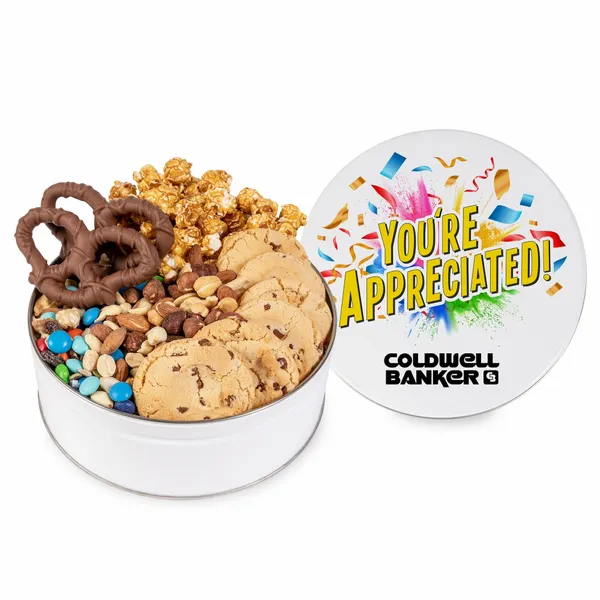 Fresh Beginnings Sweet & Salty Chocolate Explosion Tin - Custom Coasters Now