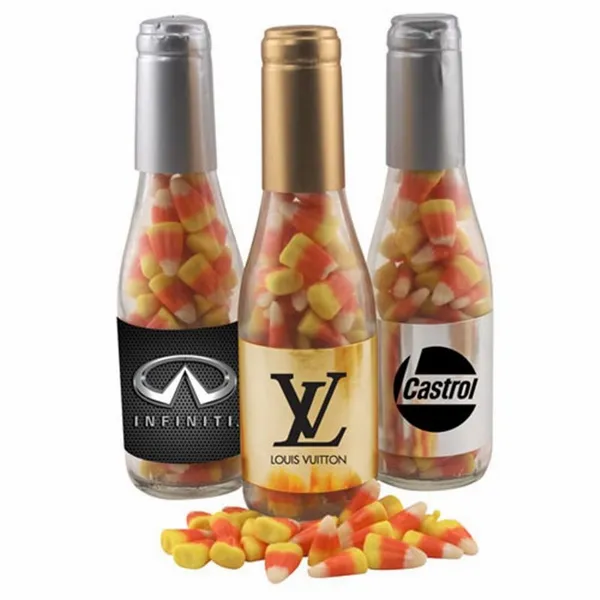 Champagne Bottle w/ Candy Corn 8" - Custom Coasters Now