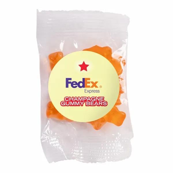 Candy By Color 1 oz. Goody Bag with Gummy Bears - Custom Coasters Now