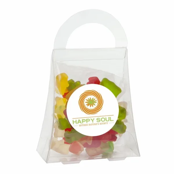 Clever Candy Purse Acetate Box with Gummy Bears - Custom Coasters Now