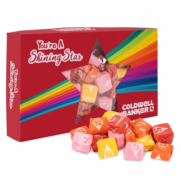 You're a Star Die Cut Box with Starbursts - Custom Coasters Now