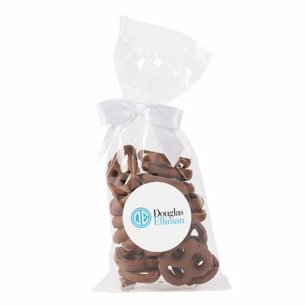 Mug Drops - Milk Chocolate Mini Pretzels - Custom Coasters Now