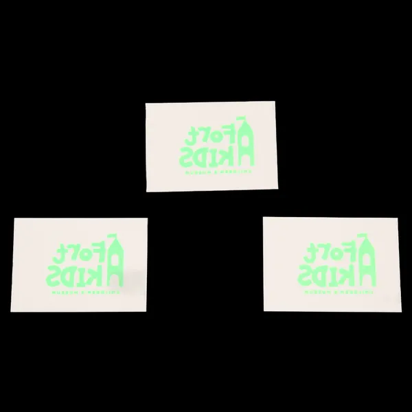 Custom Glow Green Tattoos - Custom Coasters Now