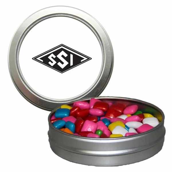 Candy Window Tin Short Round - Custom Coasters Now