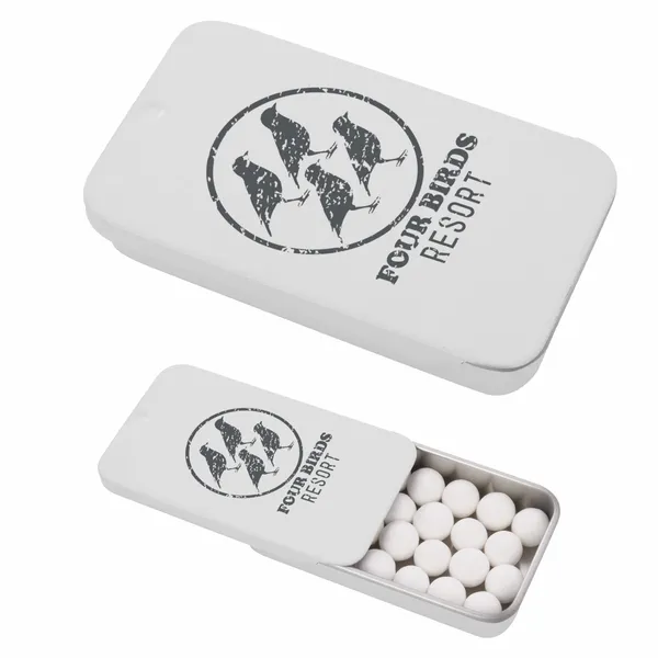 Signature Peppermints In Slider Tin - Custom Coasters Now