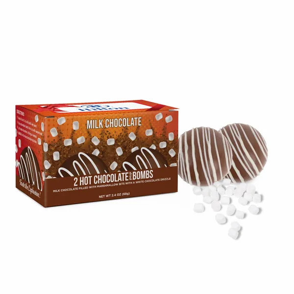 Set of Hot Chocolate Bombs in Full Color Gift Box - Custom Coasters Now