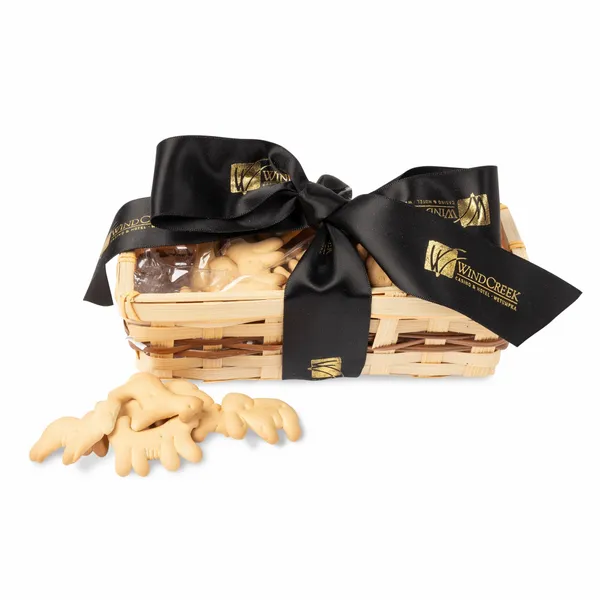 Gift Basket with Animal Crackers - Custom Coasters Now