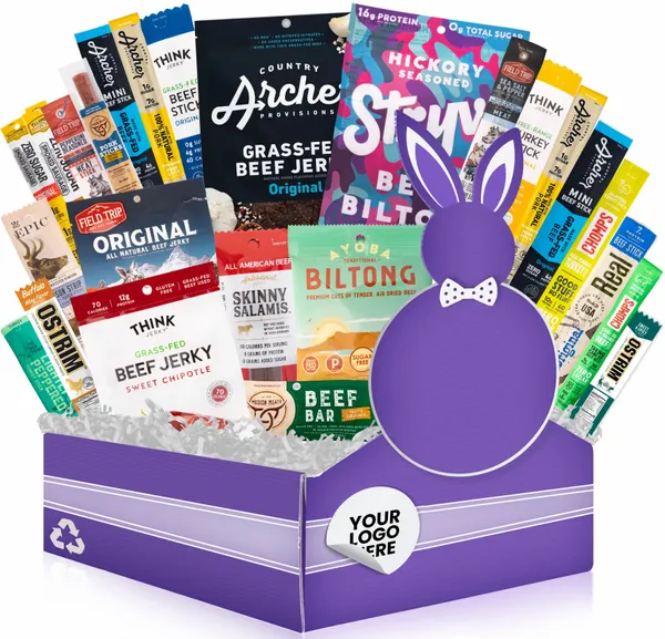 Bunny James Ultimate Jerky Lovers Gift Box - Custom Coasters Now