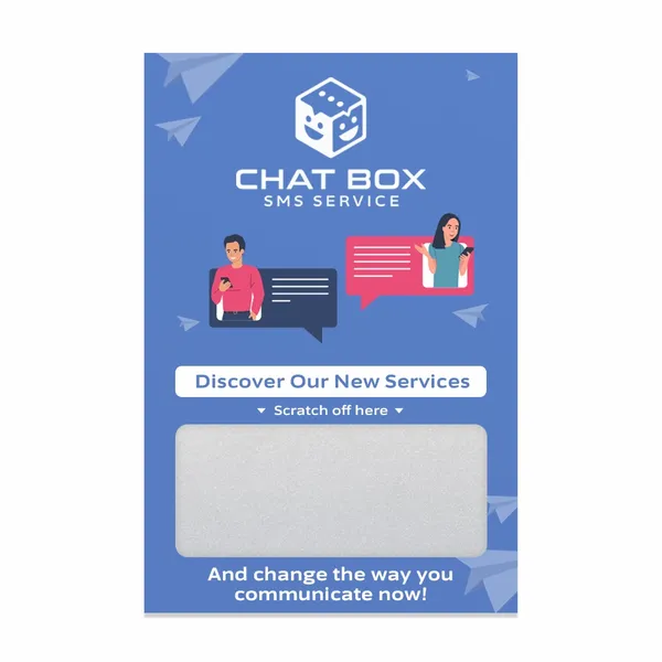 Full Color Scratch Off Postcards