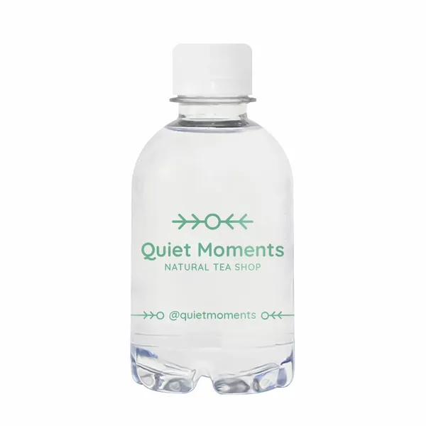 8 oz Plastic Bullet Bottle – Screen Printed Custom Water - Custom Coasters Now