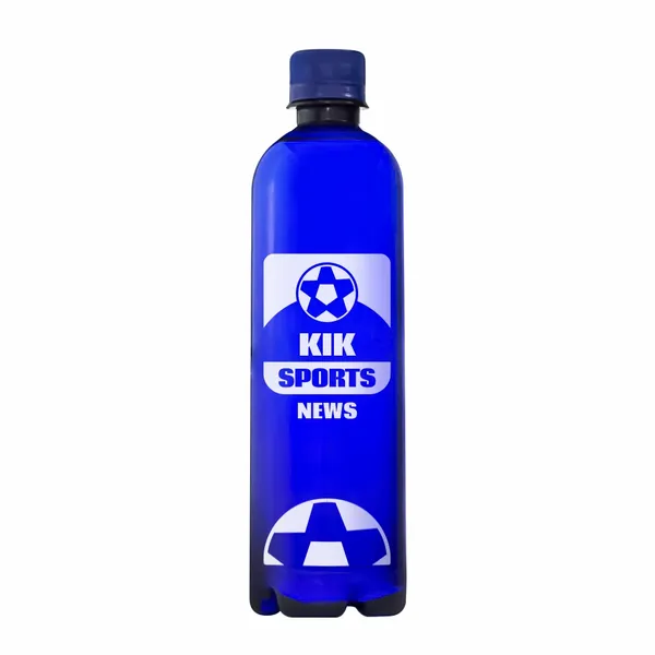 16.9 oz Plastic Bullet Bottle – Screen Printed Custom Water - Custom Coasters Now