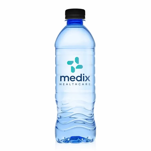 16.9 oz Blue Water Bottle - Custom Coasters Now