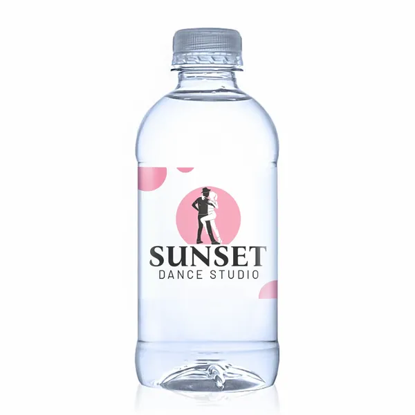 12 oz Bottled Water - Custom Coasters Now