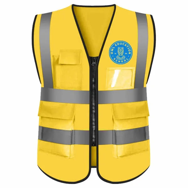 Multi-Pocket Professional Safety Vests - Custom Coasters Now