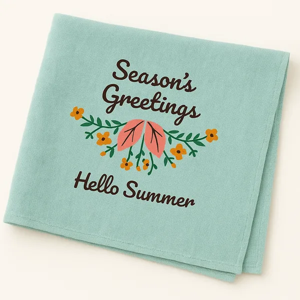 Linen Towels - Custom Coasters Now