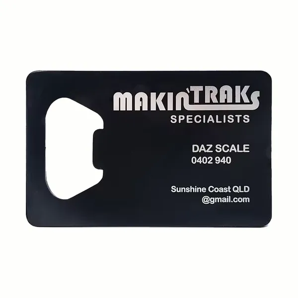 Bottle Opener Metal Business Cards