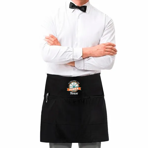 Server Pro Triple Pocket Waist Aprons - Custom Coasters Now