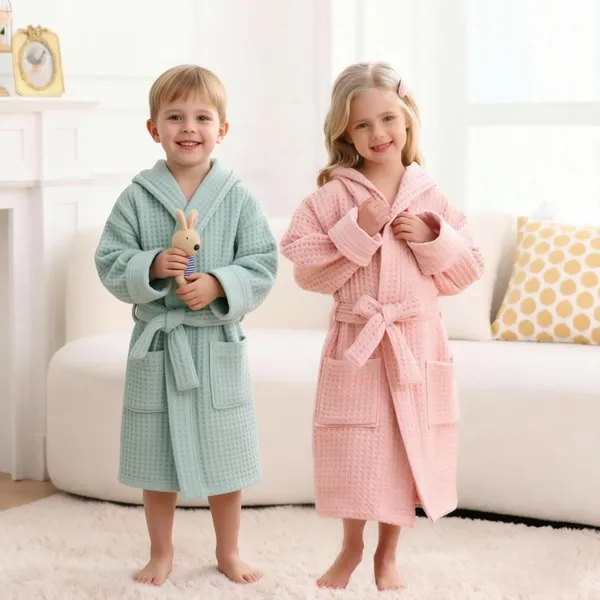 Custom Kids Waffle Robes - Custom Coasters Now