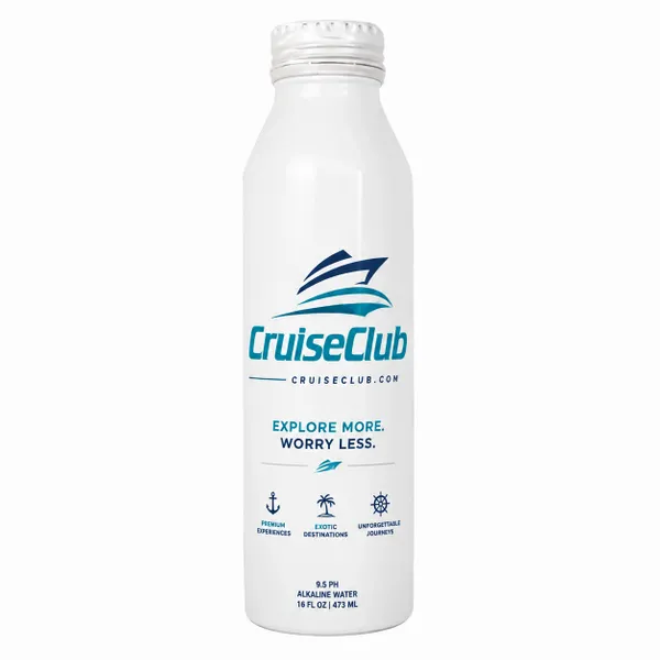16 oz Aluminum Tall and Skinny Bottle (with Direct Print) - Custom Coasters Now