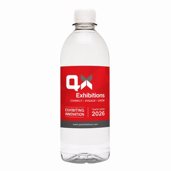 16.9 oz Light Blue Water Bottle - Custom Coasters Now