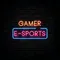 Gamer E-Sport Neon Sign - Custom Coasters Now