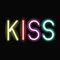 Kiss Neon Sign - Custom Coasters Now