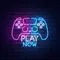 Play Now Neon Sign - Custom Coasters Now
