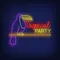 Tropical Party Neon Sign - Custom Coasters Now