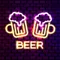 Beer Bar Neon Sign - Custom Coasters Now