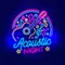 Acoustic Night Party Neon Sign - Custom Coasters Now